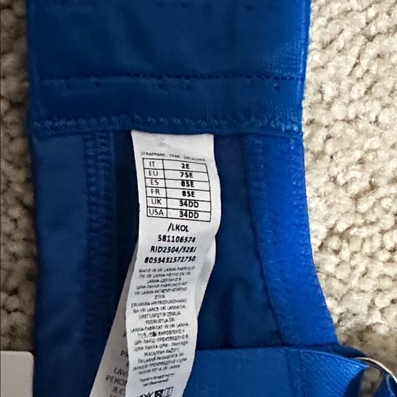 Intimissimi Balconette Sofia Sweet Escape - Blue - Size 34DD - New With Tags NWT - Picture 10 of 11